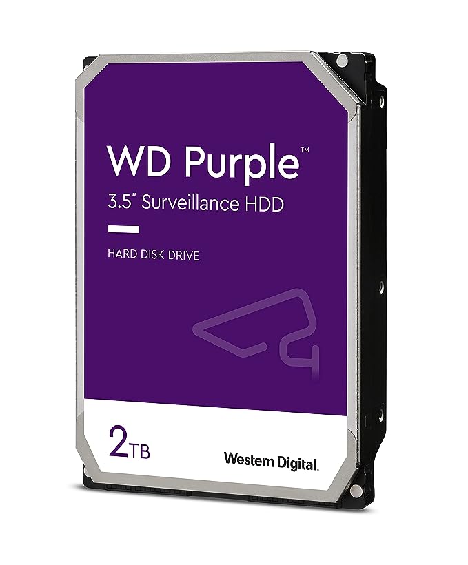 Western Digital WD Purple 2TB SATA Internal Surveillance Hard