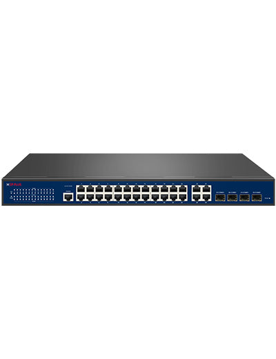 CP-ANW-GPM24G4F4-N40 24 Port Gigabit + 4 Port Gigabit SFP Layer 2 Managed PoE Switch