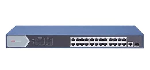 DS-3E0526P-E 24-Port Unmanaged Gigabit PoE Switch