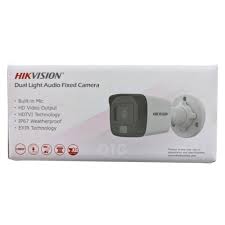 HIKVISION 2MP DS-2CE16DOT-LPFS Outdoor Dual Light+Audio MIC Wired CCTV Camera