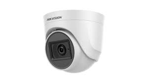 HIKVISION DS-2CE76H0T-ITPFS Ultra-HD IR Wired CCTV Dome Camera, 5MP with Audio