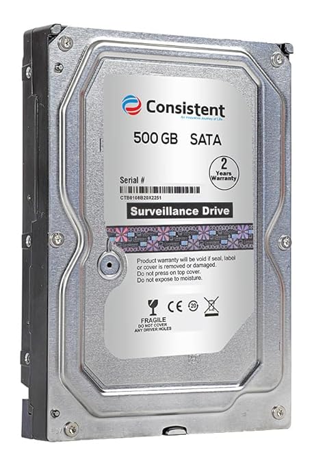 Consistent HARD DISK 500GB, 8MB Cache 5400RPM, SATA 7mm