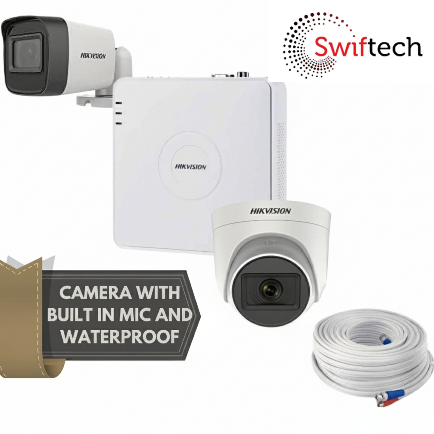 HIKVISION 8 camera 5MP CCTV camera