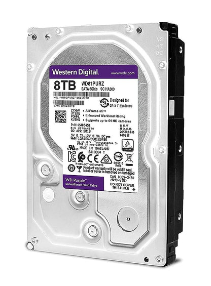 Western Digital WD Purple 8TB Surveillance Hard Drive