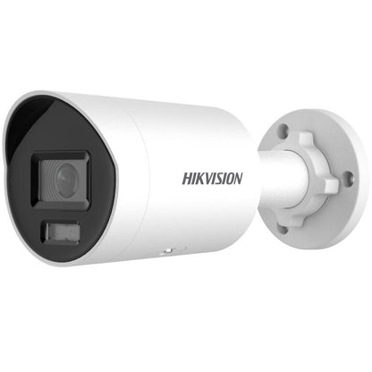 Hikvision 4 MP Smart Hybrid Light with ColorVu Fixed Mini Bullet Network Camera | DS-2CD2047G2H-LIU