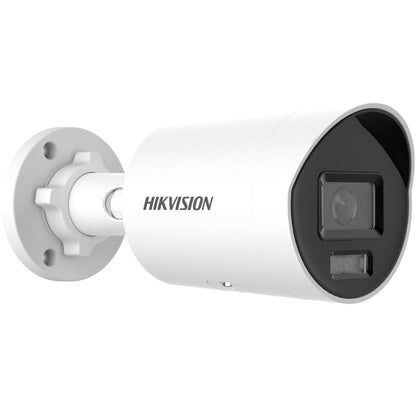 Hikvision 4 MP Smart Hybrid Light with ColorVu Fixed Mini Bullet Network Camera | DS-2CD2047G2H-LIU