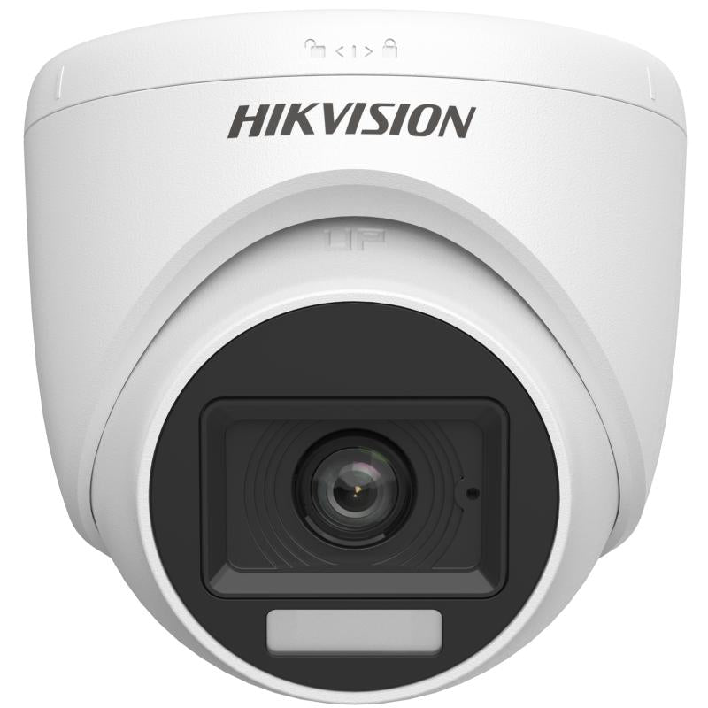 HIKVISION 2MP Smart Hybrid Light Audio Fixed Turret Camera | DS-2CE76D0T-LPFS