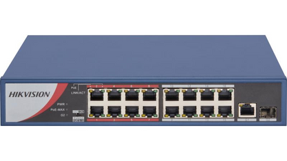 HIKVISION 24 Port Fast Ethernet Unmanaged POE Switch DS-3E0326P-E/M