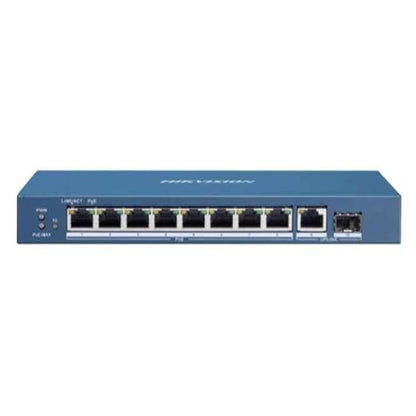 HIKVISION DS-3E0510P-E/M 8 Port Gigabit Unmanaged POE Switch, LAN Capable