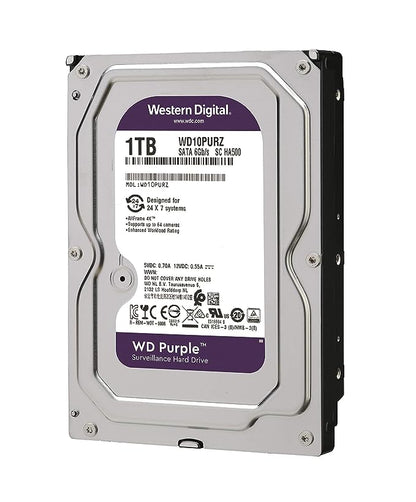 Western Digital WD Purple 1TB Surveillance Hard Drive (WD10PURZ)