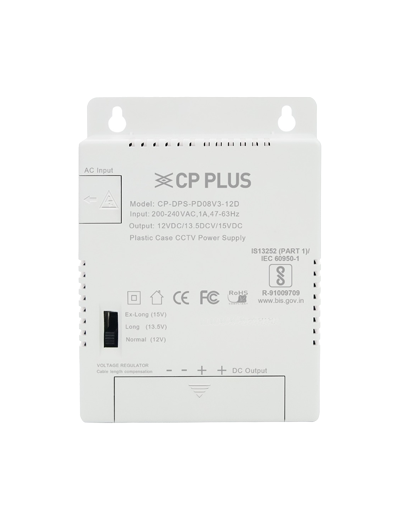 CP PLUS 8 Channel Power Supply | CP-DPS-PD08V3-12D