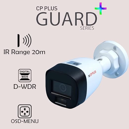 CP PLUS 5MP Outdoor Full Color Gaurd Plus Wired Color Camera for DVR[C ...