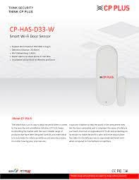 CP PLUS Smart Wi-Fi Door Sensor CP-HAS-D33-W