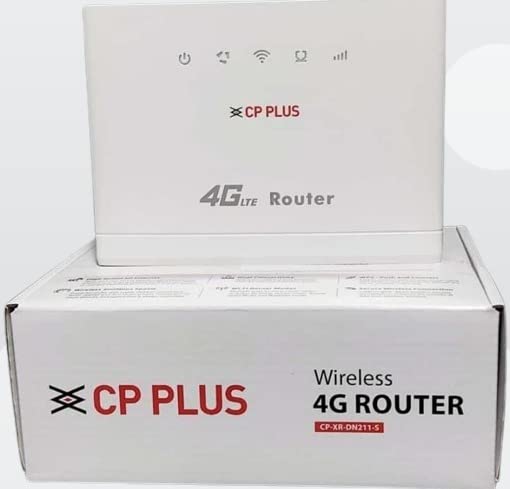CP PLUS 4G WiFi Sim Card Supported Router with LAN Port (CP-XR-DN211-S)