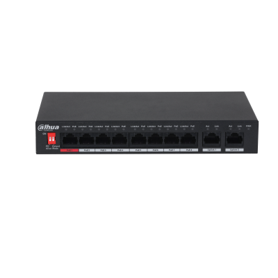 Dahua DH-PFS3010-8ET-96 10-Port Unmanaged Desktop Switch with 8 Port PoE