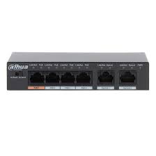 Dahua DH-PFS3006-4GT-60 6-Port Unmanaged Desktop Gigabit Switch with 4-Port PoE