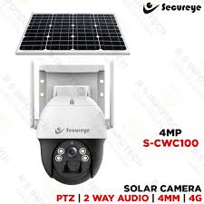 Secureye S-CWC100 – 4MP 4G Solar PT Camera
