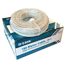D-Link Premium 3+1 CCTV Cable – 180 Metres