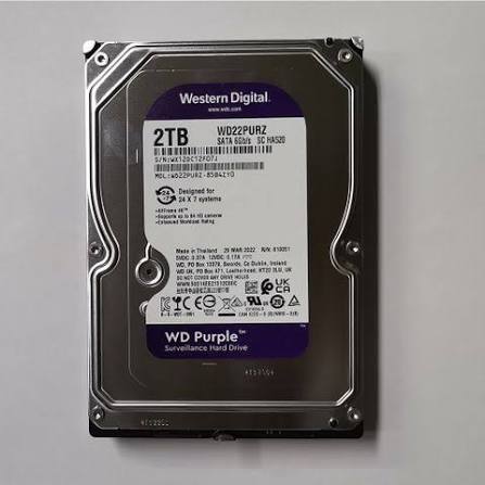 WD Purple 2TB Surveillance Hard Drive – WD22PURZ