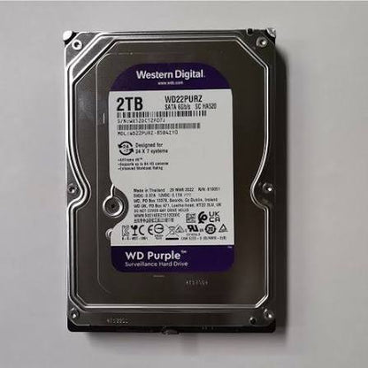 WD Purple 2TB Surveillance Hard Drive – WD22PURZ