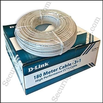 D-Link 3+1 CCTV Cable – 180 Metres