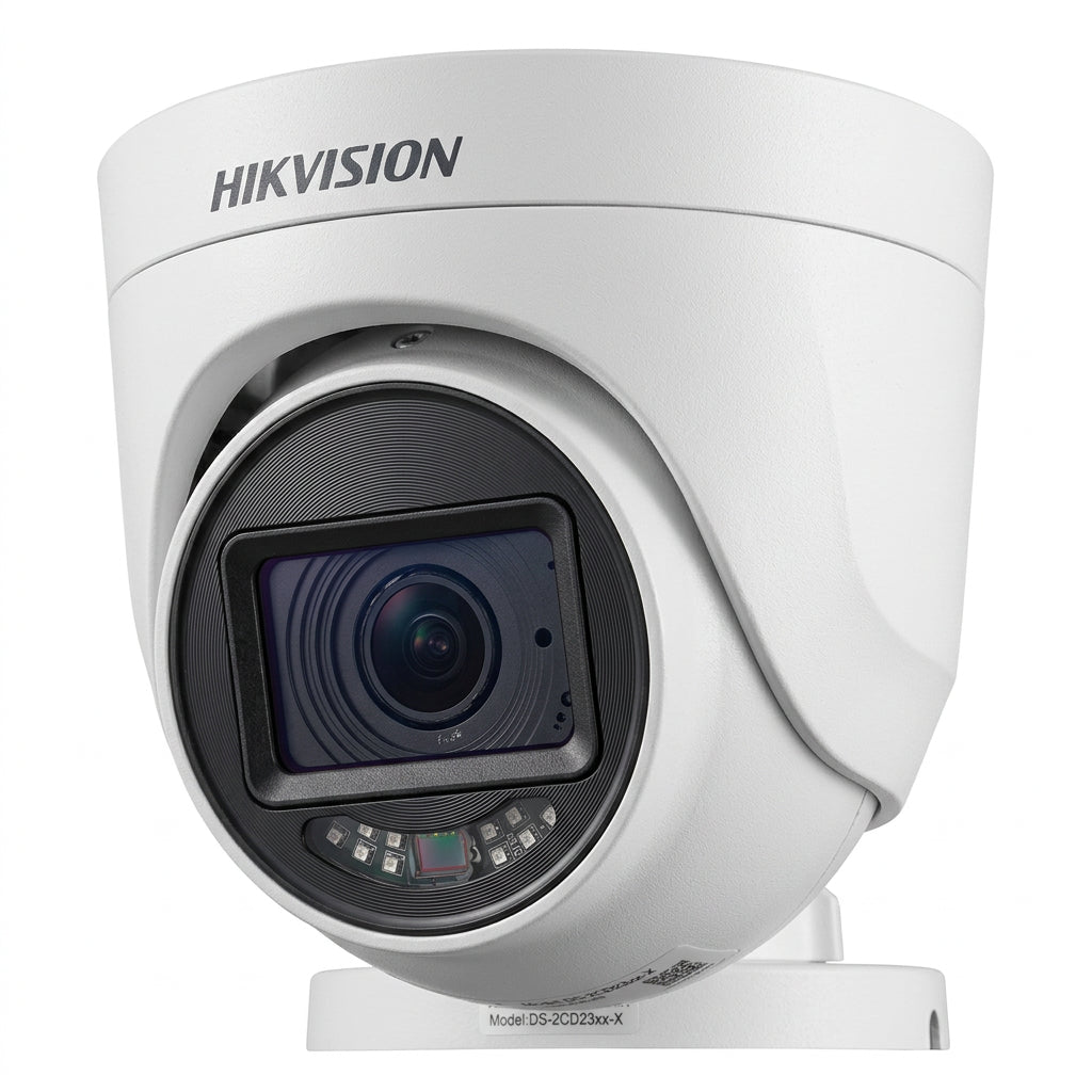 Hikvision DS-2CE76D0T-ITPFS – 2MP Audio Turret CCTV Camera